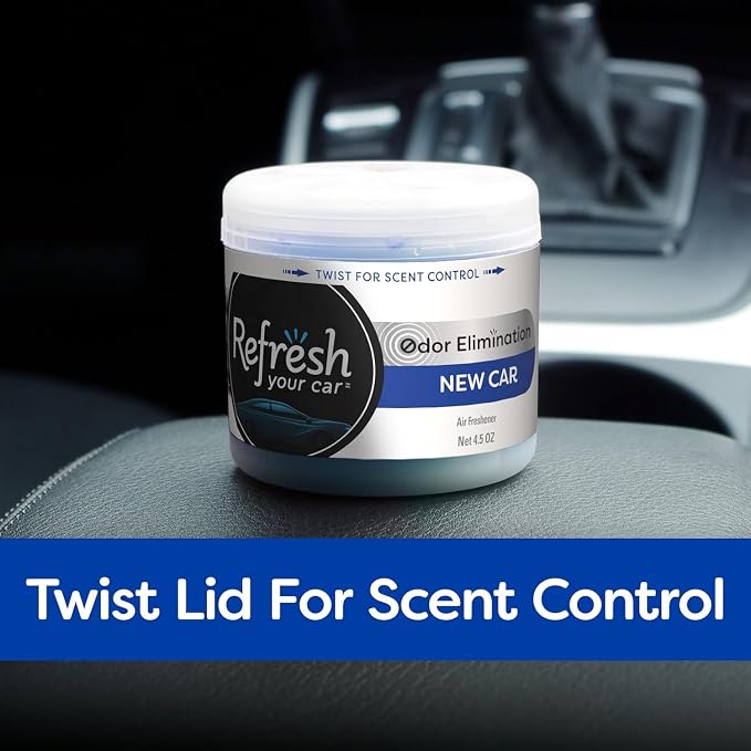 Can/Hidden Air Freshener, (New Car Scent, 1 Pack)