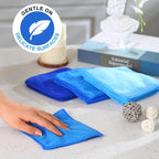 Cleaning Cloth Dry Erase Cloth Cleaning Rags Reasonable Kitchen Towels Microfiber Towels Cars Wash(6 x 6 Inch,Blue/Light Blue/Dark Blue,30 Pcs)