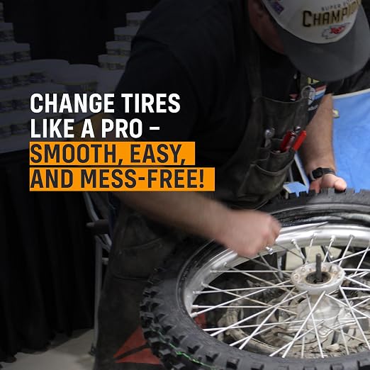 Pro Bud's Tire Mounting Paste - Peerless Lubrication Tire Mounting Lube for Quick Changing and a Secure Fit - Slip-Resistant - 8 oz.