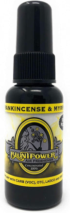 (Frankincense & Myrrh, 1 Pack) Concentrated Air Freshener for Room and Car Spray - Oil-Based Diffuser Spray Bottle - Long-Lasting Bathroom Spray, Car Freshener, & Odor Eliminator Spray