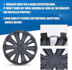 4-Pack 17 Inches Wheel Rim Cover Hubcaps,Redesign Fashion Style Replacement Hubcaps,Car Truck SUV Hub Accessories,Silver