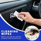 Dashboard Wipes, Car Interior Protectant, Car Protectant Wipes, Car Interior Cleaning Wet Wipes, 60 Count