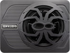 Slim subwoofer underseat with amp Active Powered Car- 800, Low Profile, 10" Inch, Remote Subwoofer Control, Built in Amplifier, for Truck,with Blue LED Light (TOP10-No LED)