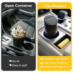Car Trash Can, 2 Pack Leakproof Mini Garbage Bin with Lid, 40 Bags | Leakproof, Mini, Garbage Bin with Lid