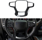 Car Sticker ABS Carbon Fiber Decal Trim for 2019-2025 Chevy Silverado Blazer | for 2021-2024 Tahoe Suburban Interior Decal Accessories
