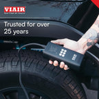Viair Every Vehicle Carry EVC31 PRO - rechargeable, portable air compressor, dual power source, LED gauge w/preset - Tire Inflator Ideal for LT truck & suv's, cars, motorcycles, & E-bikes