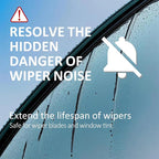 Oil Film Remover for Car Windshield - Glass Cleaner Spray Anti-Fog Rain Repellent - Removes Grease Silicone Water Spots Road Grime - Interior Exterior Windows (2, Fluid Ounces)