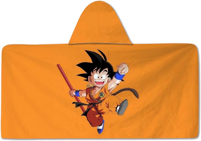 D Printed Soft Cotton Terry Hooded Towel Wrap, Portable Absorbent Towel for Bath Pool Beach Daily Use, 28 in x 55 in