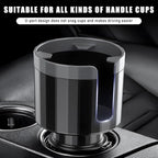 Yourkar Car Cup Holder Extender, Automotive Insert Cup Holder with Adjustable Base, Expandable Auto Adapter Accommodates Cups with Ears and Large Water Bottles, Car Accessories