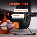 Electric Car Jack, 3 Tons /6600 lbs 12V Electric Scissor Jack with Electric Impact Wrench, Double Saddles with Remote Control, Portable Car Jack for Sedan, SUV, Truck Tire Change Replacement