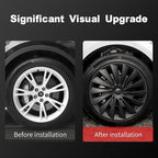 Wheel Cover for Tesla Model 3 Highland (2023-2025) Hubcaps 18 inch Hubcaps 4PCS Wheel Rim Cover Full Rims Cover ABS Hubcap for Tesla Model 3 Accessories