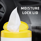 Interior Cleaner Wipes | For Leather | 20 Count | Pack of 2 | For Vehicles