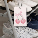 Coquette Pink Bow Car Air Freshener 4 Pcs, Western Cowgirl Boots Cherry Cocktail Lovers Hanging Air Freshener for Cars Closet Drawer Books, Cute Girly Car Accessories for Women Girls