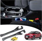 【Compatible with 2024 2025 2026 Chevy Trax/Malibu】 Seat Gap Filler.No Drop Seat Guard Compatible with Chevy Malibu,Drop Seat Guards for Cars(2Pcs),Emergency Keychain Car Escape Tool(2Pcs)