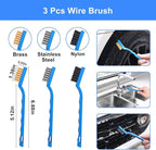 62'' Car Wash Brush Kit - Mitt, Mop, Sponge & Long Handle, Scratch-Free Chenille Replacement Head, Wheel Tire Brush, Car Detailing Kit for Cars, RV, Truck