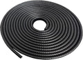 Car Door Edge Guards, 16Ft Rubber Seal Car Door Edge Trim, U Shape Door Edge Protector Guard, Aluminum Weather Proofing Automotive Door Edge Molding Protection for Most Car (Black, 16Ft)