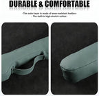 2026 New Car Seat Gap Filler 2 Pack,Leather Seat Gap Filler Strip with Fix Strap to Avoid Items from Falling,Universal Car Seats Gaps Plug Cars Interior Accessories (Grayish Green)