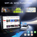 4G+64G Car Radio Stereo for Honda Accord 2003-2007, Wireless CarPlay Android Auto 10.1 Inch IPS Touch Screen Android 13 GPS Head Unit WiFi Bluetooth DSP Audio USB Dual Mic HD Rear Camera