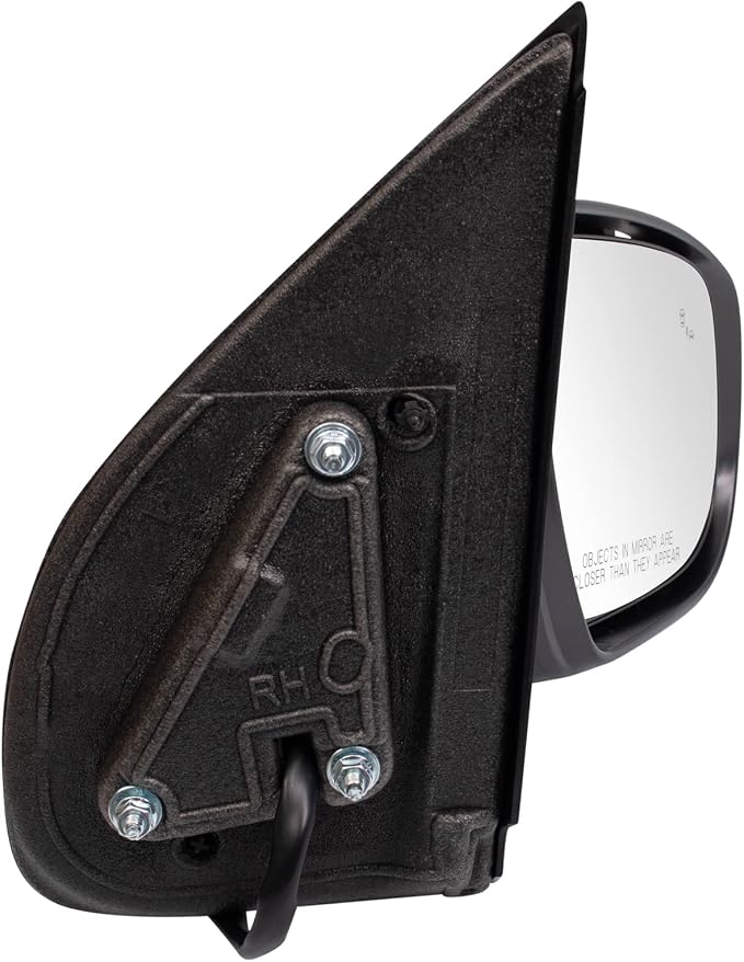 Passenger Side Power Heated Mirror Paint to Match Smooth Black Compatible with 2022-2023 Nissan Frontier NI1321339