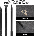 Crevice Cleaning Tool, 9 PCS Carbon Fiber Plastic Scraper Tool Car Detailing Brush Set Non-scratch Multi-purpose Scraper for Clean Small Narrow Spaces and Gaps, Remove Stickers Labels Oil Stains Dirt