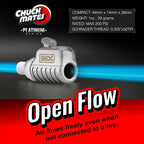SKÖG Chuck Mates Platinum (2 Pack) Quick-Connect with Patented RatchetSeal Technology for Tire Inflators Open-Type