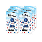 Little Joe 96419-6PK USA Edition New Car Scent Car Air Freshener Vent Clip, Fights Odors for up to 45 Days, Long-Lasting Freshness, Cute Car Odor Eliminator, Pack of 6