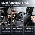 18PCS Car Detailing Kit Upgraded Boar Hair Vent Brush Cleaner | Scratch-Free & Streak-Free,Ultra Fine Crevice Brush,Gel,Glass Brush,Storage Bag;Auto & Home Dual Use Car Lover Gift Kit