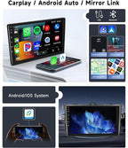 [8 CORE 6G+128G] for Toyota Corolla 2009-2013 Car Radio with Wireless Carplay/Android Auto, 9 Inch Android 15 IPS Touch Screen Car Stereo, Bluetooth, GPS Navi, WiFi, SWC, DSP + Backup Camera