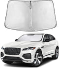 Windshield Sunshade Compatible for Jaguar F-Pace 2016-2023 2024 2025, Sun Visor for Front Windshield & Window Sun Shade Cover, UV Heat Blocker & Protector, Car Accessories