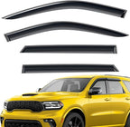 Extra Durable Window Deflectors Tape-On Window Visors Rain Guards Fit for Dodge Durango 2011-2026, Sun Visors, Wind Vent for Shades, Exterior Car Accessories - 4 pcs. AG0894