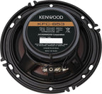 KFC-653 6-1/2" 2-Way Concert Series Car Speakers – 320W Peak Power, Polypropylene Woofer Cone, Balanced Dome Tweeter, Acoustic Sound Harmonizer