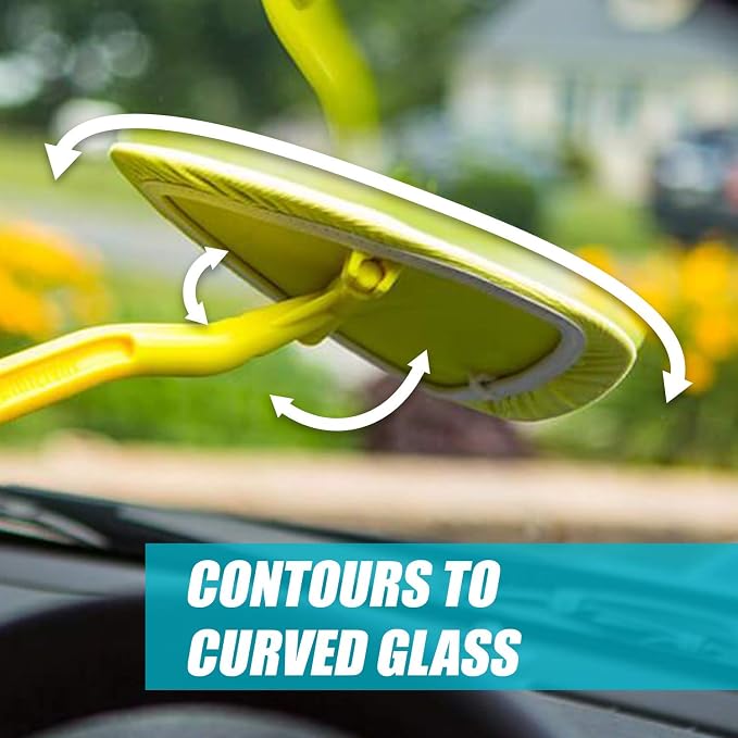 95161 Reach and Clean Tool (1-Piece) - Window Wand Glass Cleaning Tool for Windshields, Cleaner for Auto Glass, Hard-to-Reach Places