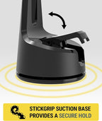 Qi2 MagSafe Car Mount, 15W Wireless Charging Suction Cup Phone Mount, Magnetic Windshield/Dashboard Cell Phone Holder with Fast USB-C Car Charger Compatible with iPhone 16/15/14/13/12, S25