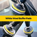30Pack Drill Brush Attachments Set,Scrub Pads & Sponge, Power Scrubber Brush with Extend Long Attachment All Purpose Clean for Grout, Tiles, Sinks, Car Polishing Pads,Bristle Discs