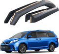 Goodyear Shatterproof in-Channel Window Deflectors for Toyota Sienna 2011-2020, Rain Guards, Window Visors for Cars, Vent Deflector, Car Accessories, 4 pcs - GY007926