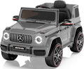 Licensed Mercedes-Benz G63 Car for Kids, 12V 7AH Ride on Car w/Parent Remote Control, LED Headlights, Music Player & Horn, Soft Start, Low Battery Prompt, Kids Electric Car, Grey