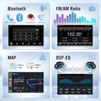 2+64GB Android 14 Car Stereo Radio for Isuzu N Series NNR/NPR/NPS/NQR Truck 2009-2020, 7 inch GPS Navigation Head Unit FM WiFi Bluetooth with Carplay Android Auto SWC