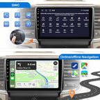 Car Stereo for Dodge RAM 1500 2500 3500 2013 2014 2015 2016 2017 2018 with Wireless CarPlay and Android Auto,9'' Android 13 Touch Screen Radio Replacement,2G Ram 32G ROM(Only fit Manual AC)