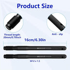 ZKTOOL Wheel Alignment Pin,Wheel Fixing BoltsBlack Wheel Hanger Alignment Pin Guide Tool,Wheel Lug Bolt Automotive Mechanic Tool,Tool for Changing Tires on Cars with Lug Bolts (2PC M12×1.5)…