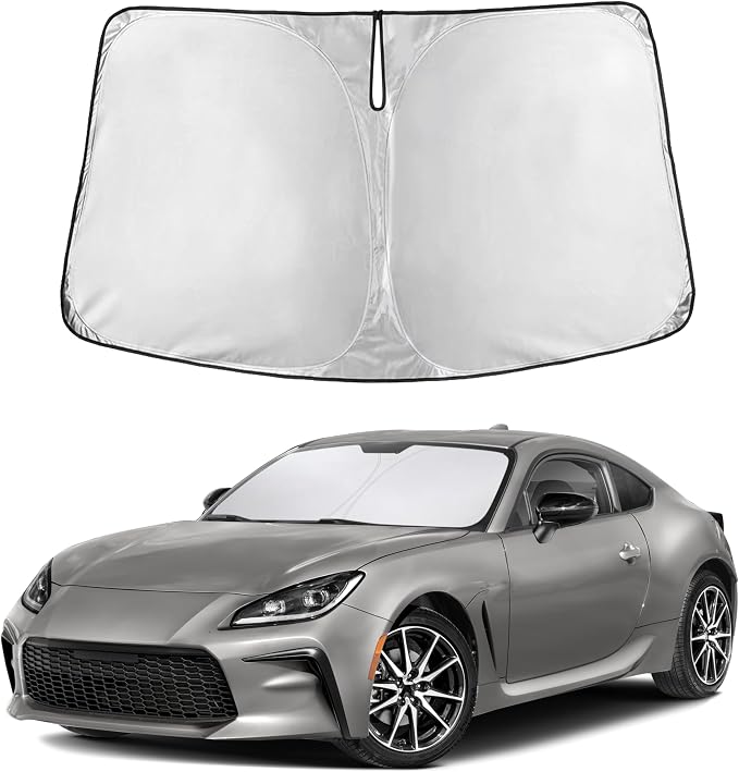 Windshield Sunshade Compatible for Toyota 86 2022 2023, Sun Visor for Front Windshield & Window Sun Shade Cover, UV Heat Blocker & Protector, Car Accessories