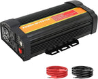 3000W Power Inverter 12v Inverter to 110V DC to AC Converter, 2 x AC Outlets and 2 x 2A USB Car Adapter Power inverters for Vehicles Camping Outdoor Yacht RV
