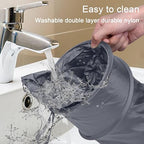 Car Trash Can, 2 Packs Mini Car Garbage Can, Collapsible Trash Bin | Pop-Up Trash Can for Car Front Back Seat, Portable Car Trash Bag Hanging for Vehicle SUV Rv Truck Accessories Interior, Grey