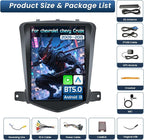 8Core Car Radio for Chevy Cruze 2009-2015: Bluetooth 5.0 10.4 inch IPS Touchscreen Wireless CarPlay Andriod Auto Steering Wheel Control FM DSP GPS 1080P Backup Camera