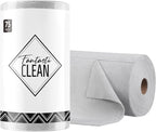 Microfiber Cleaning Cloth Roll- 75 Sheets, 12" x 12" (Grey) | Super Absorbent, Lint-free, Tear-away Microfiber Towel Roll, for All-Purpose Cleaning, Reusable Alternative to Paper Towels