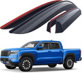Goodyear Shatterproof Window Deflectors for Nissan Frontier 2022-2026 Crew Cab, Tape-on Rain Guards, Window Visors, Vent Deflector Visor, Car Accessories, 4 pcs. - GY008895