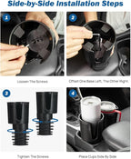 Car Cup Holder Expander Compatible with Toyota RAV4 2025 2024 2023 2022 2021 2020 2019,Compatible with Yeti Ramblers 12-36oz, Hydro Flasks 18-40oz,Large Bottles in 3.4"-3.8" (18-40oz)