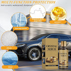 2Pcs PTZ Crystal Serum for Cars,PTZ Advanced Graphene Ceramic Coating for Cars,9H Graphene Coating for Auto Car Detailing,Quick Effect Car Coating Spray,Nano Coat Restore for Paint,Glass & Wheel