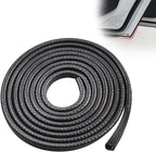 U-Shape Car Door Edge Guards, 16.4 Ft Rubber Automotive Door Edge Protector for SUVs Sedans, Easy No-Glue Install, Exterior Car Accessories Trim (Black)
