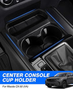 Center Console Cup Holder Insert for 2023 2024 2025 Mazda CX-50 CX50 Interior Accessories Water Cup Holder