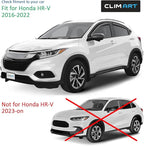 in-Channel Incredibly Durable Rain Guards Compatible with Honda HR-V 2016-2022, Original Window Deflectors, Vent Window Visors, Vent Deflector, 4 pcs. - 616074